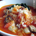 【牡蠣】にぎやかな【牡蠣の赤いスープ】 by peguさん