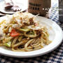 夏先取り！夏に食べたい！作り置き可能＊スパイシーが嬉しいカレー風味の焼きうどん＊