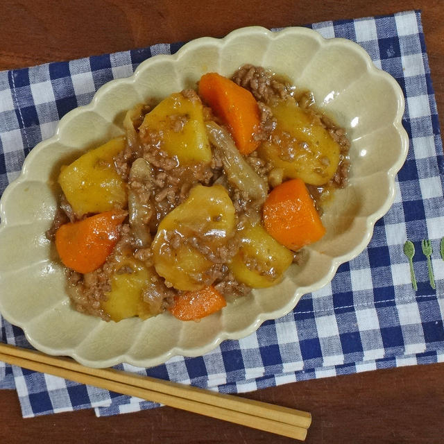 ひんやりコク旨！そぼろあんかけ冷やし肉じゃが