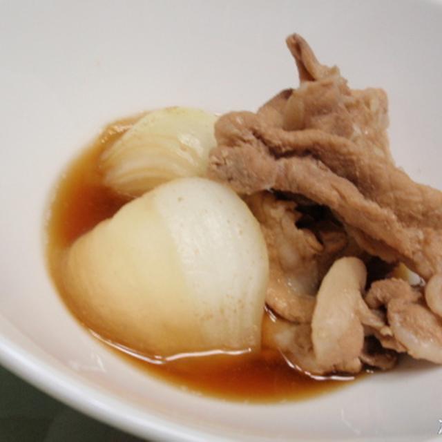 「豚肉と新玉ねぎの煮物」