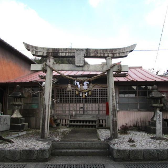 恵比須神社と工業エリア