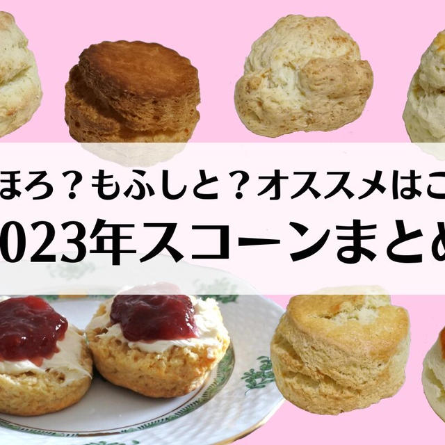 【決定版】2023年に食べたスコーン総まとめ！オススメはコレだ！