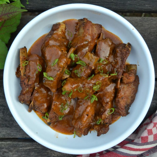 Braised Pork Ribs スペアリブのビール煮