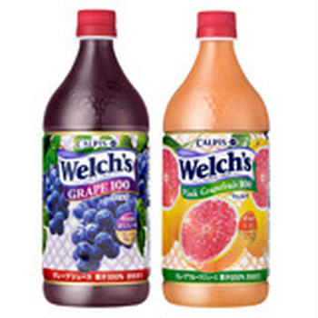 「Welch’s」グレープ＆ピンクグレープフルーツ