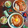 パクチー醤油＊納豆カレー