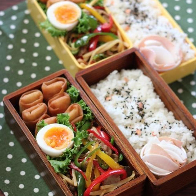 空きっ腹に梨を食べたら・・ ✿ 今日のbento＆晩ご飯♪