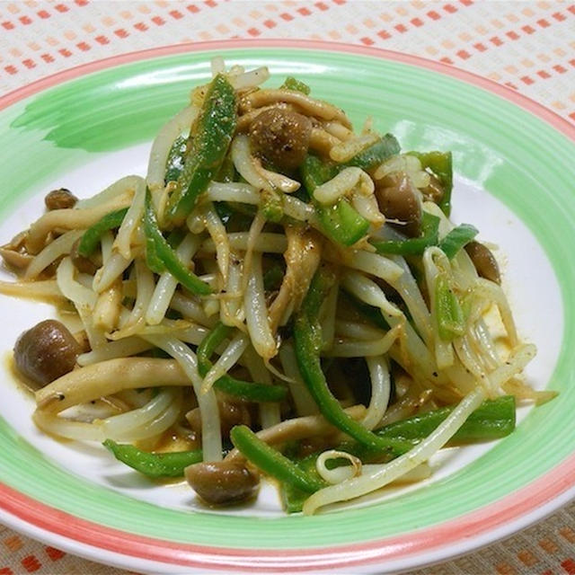 あと１品！なときに5分で出来る夏おかず、カレー風味のスパイシーナムル。