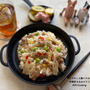 コンビニおやつ♡と炊飯器で簡単！たけのこと豚バラの洋風ピラフ