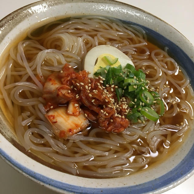 冷麺だけど……温麺で❣️