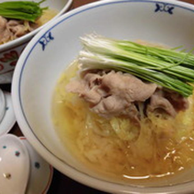 豚茶漬けの作り方。　ちゃちゃっと汁かけご飯のレシピ