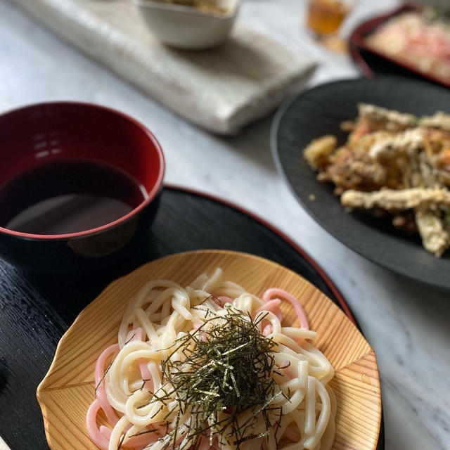 うどん屋さんオープン？！のようなランチ。（笑）