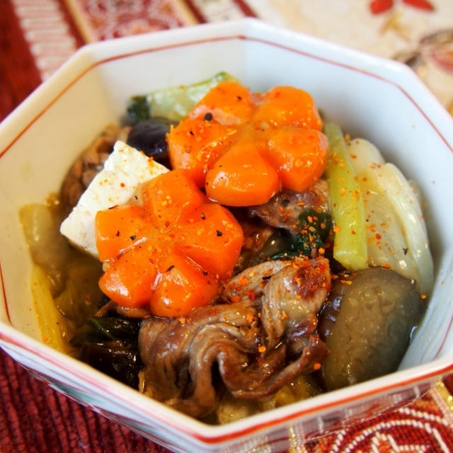 中華風豚肉と野菜の炒め物