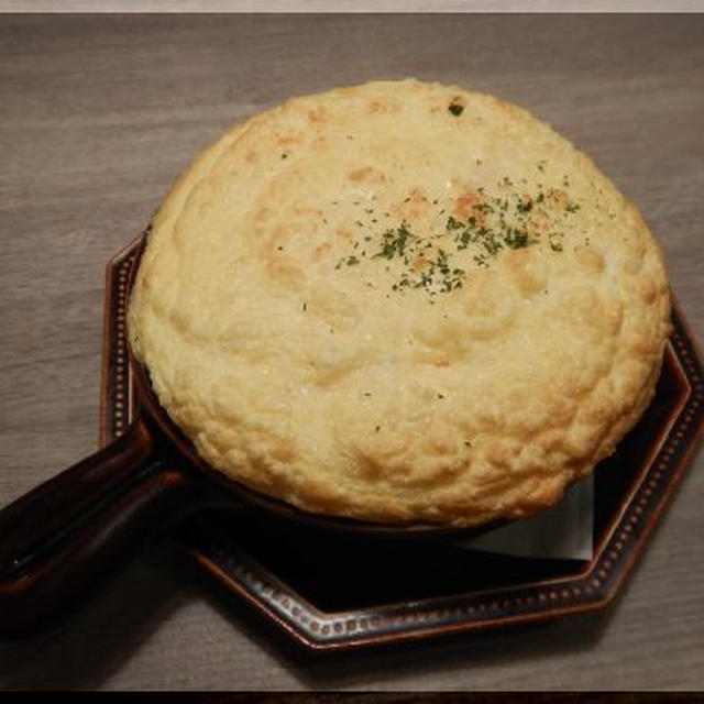 たっぷり海老のスフレリゾット～ルクア大阪の名店