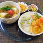 眠い目をこすって更新・・ごはがおいしい豆腐と梅の肉吸い♪・・♪