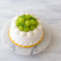 シャインマスカットの誕生日ケーキ♪