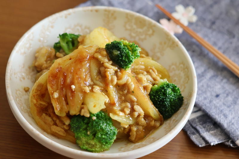 玉ねぎの大人気！簡単レシピ【玉ねぎのカレーそぼろ】