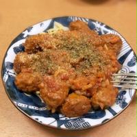 カレールーで味付け♪ミートボールパスタ