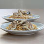 鱈としめじの和風クリームパスタ　大葉にんにく醤油で簡単に♪