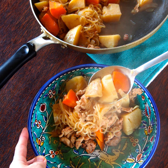 肉じゃがはフライパンで作ってほうがカンタンでウマし！