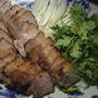 今日の一皿《客家鹹豬肉 台湾風チャーシュー》 Salted pork belly Hakka style