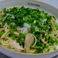 たっぶりねぎとチャーシューのおろしパスタ