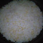 湯立てで白米（９３４）。。。北海道石狩平野雨竜町産特別栽培米ゆめぴりか・白米（あいざわ米店）と茨城県産うまかっぺコシヒカリ玄米・新米（あいざわ米店）