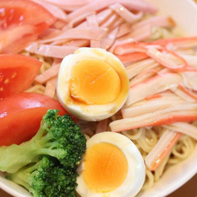 子ども達リクエストで、冷やし中華始めました(*´艸｀*)