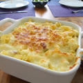 カリフラワーとカブのグラタン☆Gratin of Cauliflower and Red Turnip