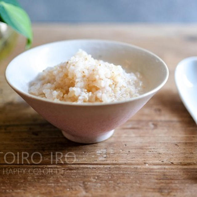 玄米がゆとか、ぬか漬けとか。