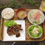 夜カフェ★焼肉定食【レシピ】