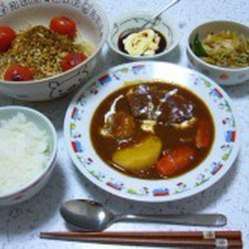 12/10（木）いただいたビーフシチューごはん