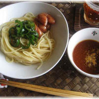 マ･マー つけて食べるスパゲティ　～ナポリタン風　ピリ辛ミートソース編～