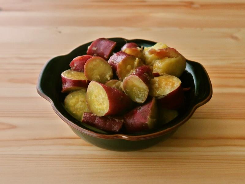 【野菜ひとつ】さつまいものバターしょうゆ煮