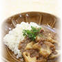 挽肉と蓮根のカレー。　とお昼ご飯。