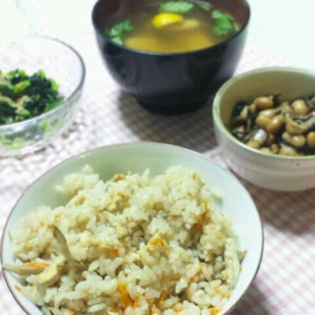 舞茸の炊き込みご飯