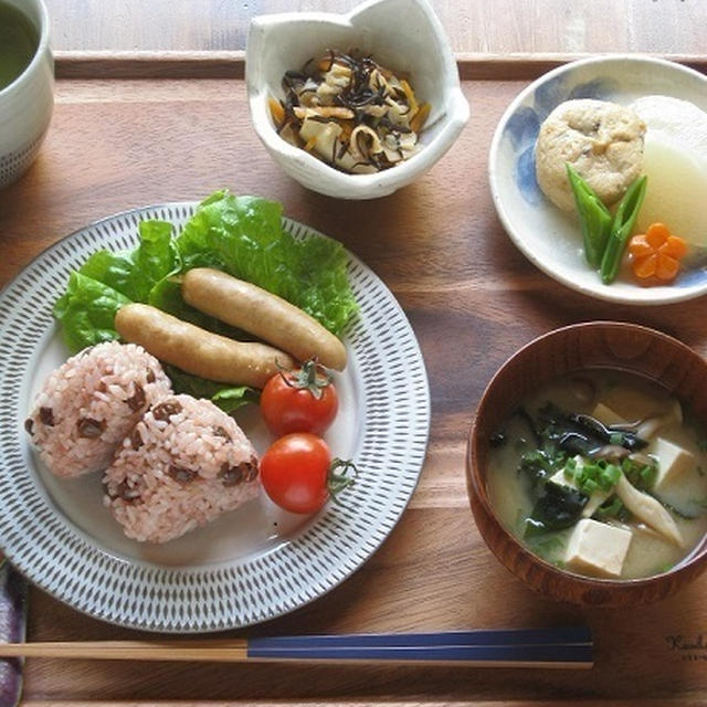 まるでお赤飯！？ その後のツタンカーメン豆の豆ごはん♪