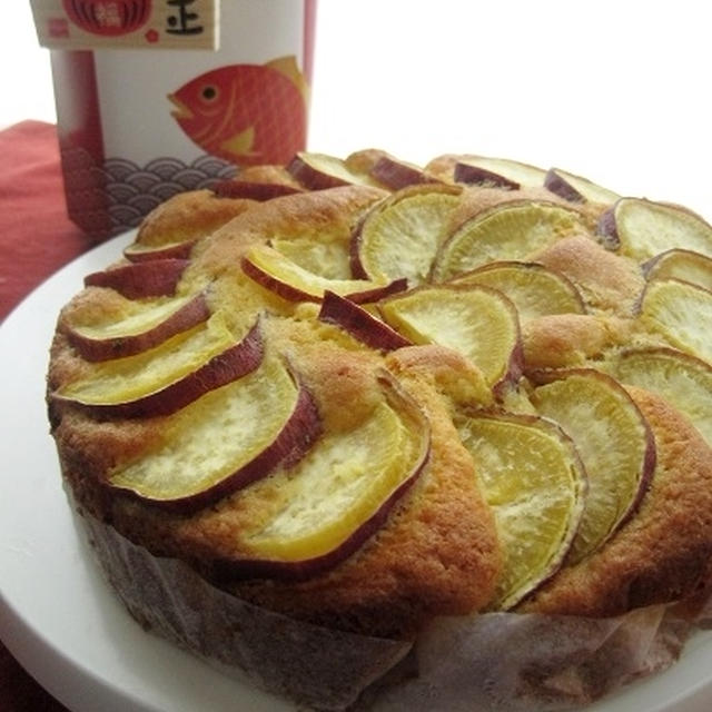 サツマイモの焼きケーキ