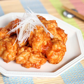 【連載：ナスラックキッチン】はんぺん団子のチリソース炒め