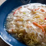 卵白仕立ての蟹入りふわとろあんかけラーメン