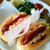 手作りパンでホットドック♪お外でランチ