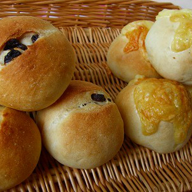 リーンなレーズンパン＆チーズパン♪