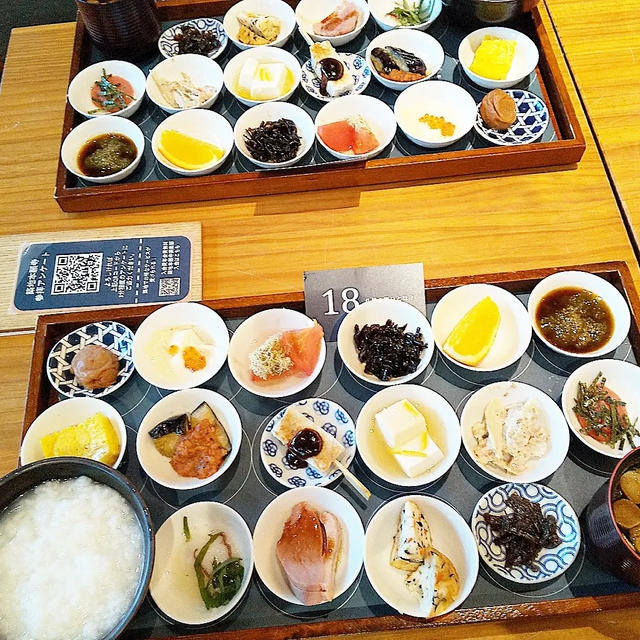 【リピ☆築地本願寺カフェtsumugiの18品の朝ごはん！】