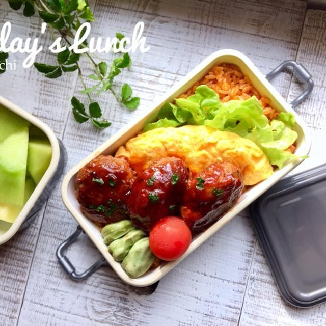 息子の✳︎お子様ランチ風弁当♡