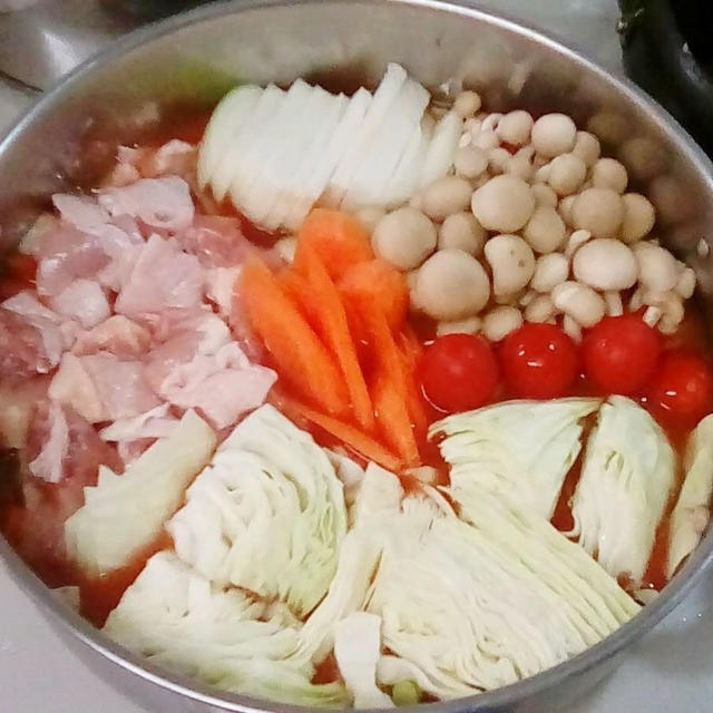 我が家の絶品★トマト鍋