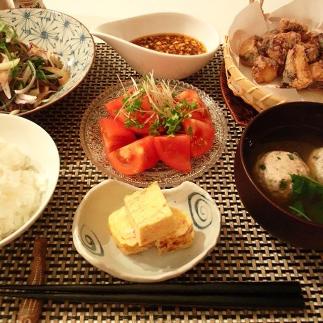 かつおのたたき中華風とか