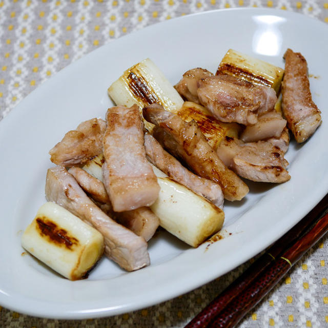 久しぶりに使った「液体塩こうじで豚肉と白ねぎの炒め物」&やっぱりビフカツダブルは美味しい（マルヤ）