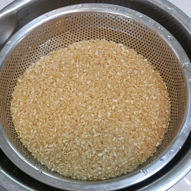 発芽玄米を作ってみる。