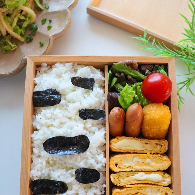 やる気ゼロの日のお弁当〜　博多名物　明太子焼うどん〜