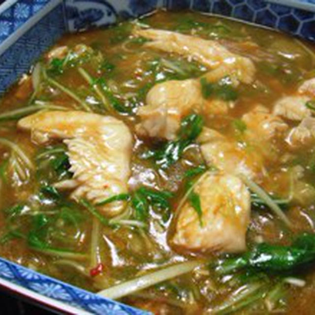 鶏胸肉の辛味煮込み