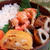 塩麹きのことエビのラー油和え弁当